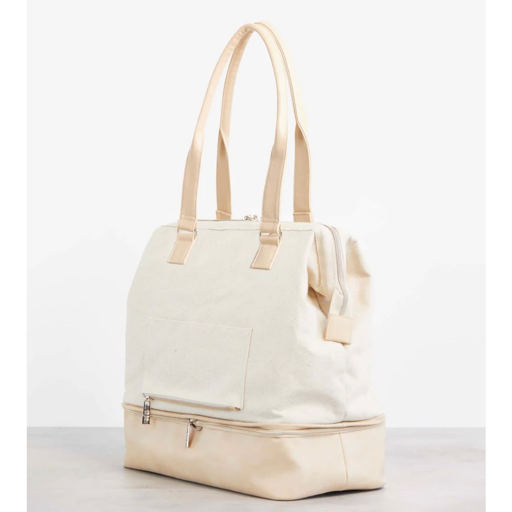 New BÉIS beige mini weekender